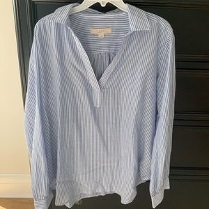 LOFT Stripped Blouse